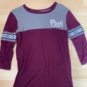 Pink Quarter Sleeve Shirt